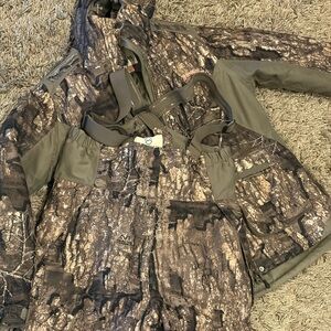 Magellan Outdoors Forest Pattern Bib Overalls